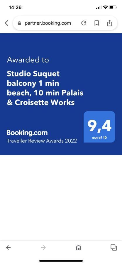 Studio Suquet Balcony 1 Min Beach, 10 Min Palais & Croisette Works Cannes Eksteriør billede